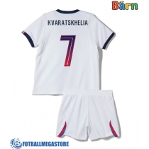 Fotballdrakt Barn Paris Saint-Germain Khvicha Kvaratskhelia #7 Bortedraktsett 2026-27 Kortermet (+ Korte bukser)